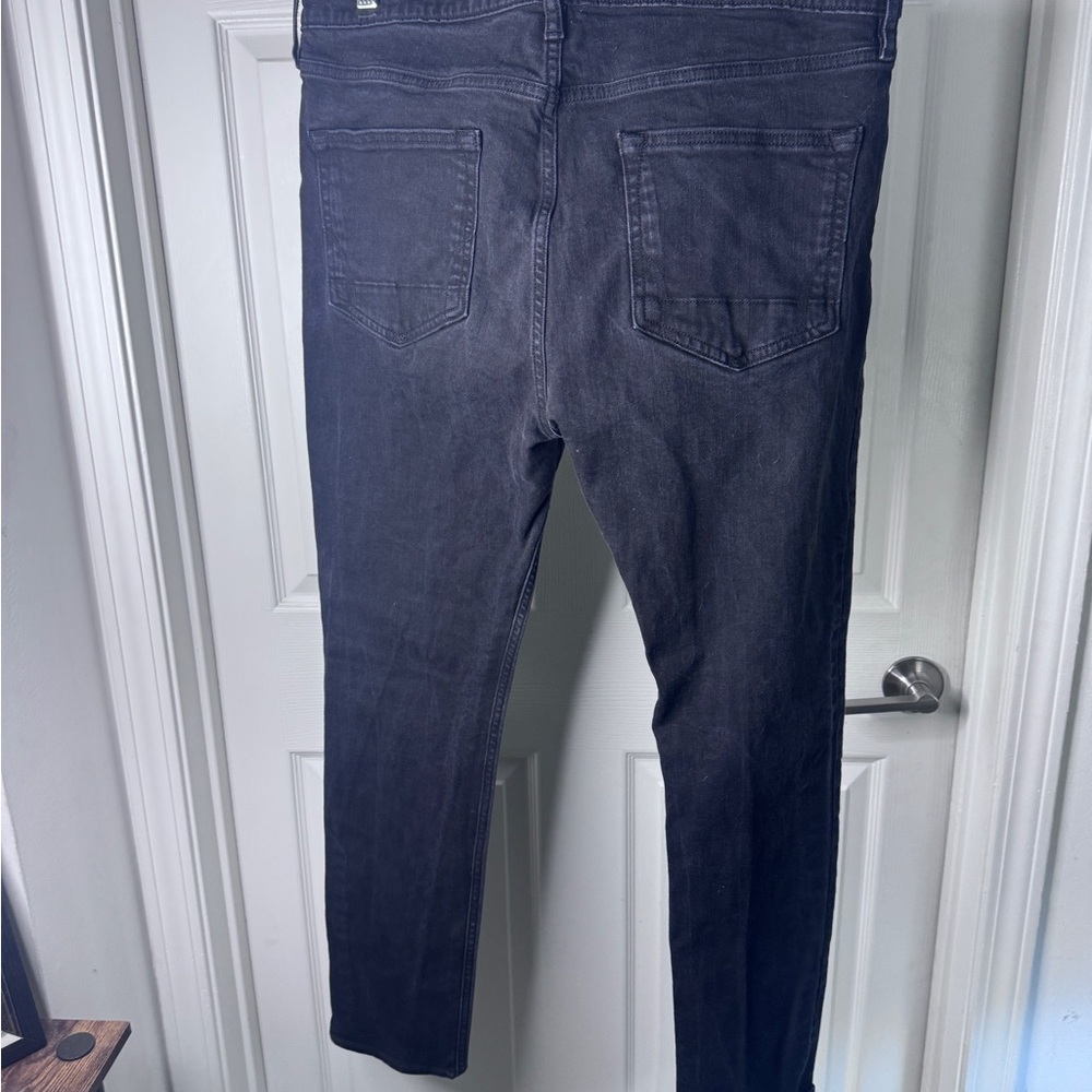 AllSaints Size W36 Cigarette Slim Black Denim Jeans EUC - Picture 2 of 5